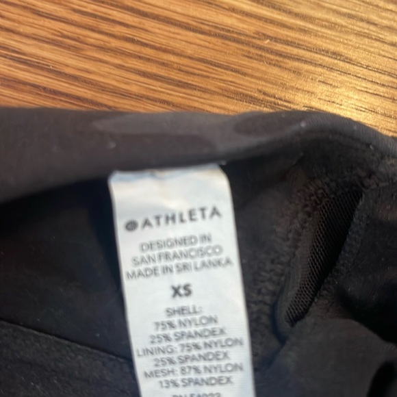 Athleta Women’s Black Camo High Neck Tank - size: XS - color: black camo - Picture 4 of 4